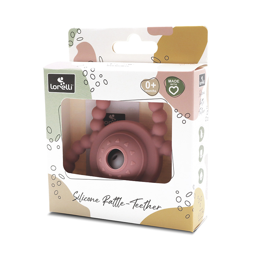 Силиконова дрънкалка-гризалка Silicone Rattle-Teether