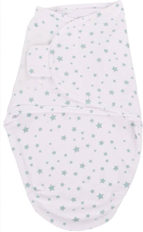 Пелена за повиване Bo Jungle B-Wrap Blue Stars Small