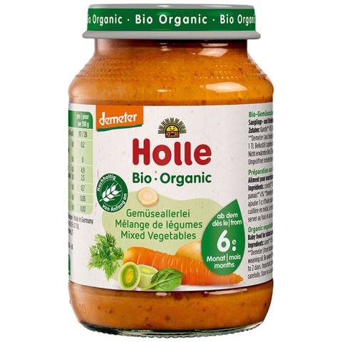 Бебешко пюре Holle Bio Organic Mixed Vegetables 190 г