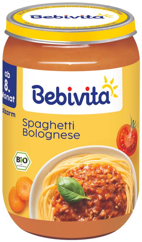Бебешко пюре Bebivita био спагети болонезе 220г