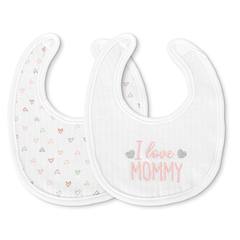 Бебешки лигавници Lorelli Natural, за момиче, 2 бр