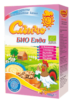 Безмлечна каша елда, био, 6+м, 180г.