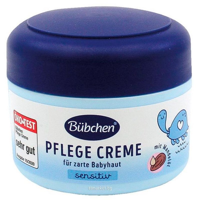 Бебешки крем bübchen pflege creme sensitiv 75 мл