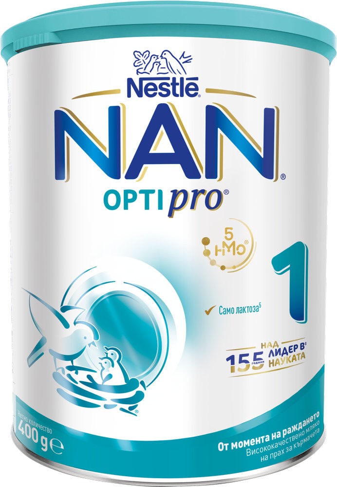 Адаптирано мляко NAN OPTIpro 1 400 г.