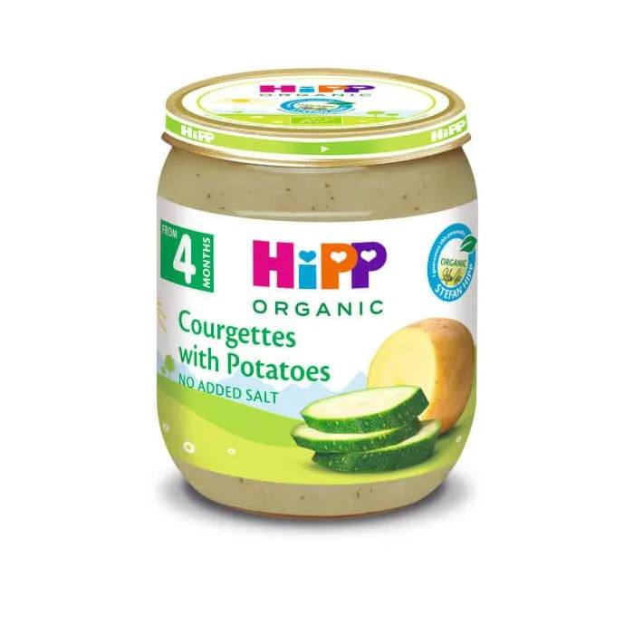 Бебешко пюре HiPP Courgettes with Potatoes 125 г