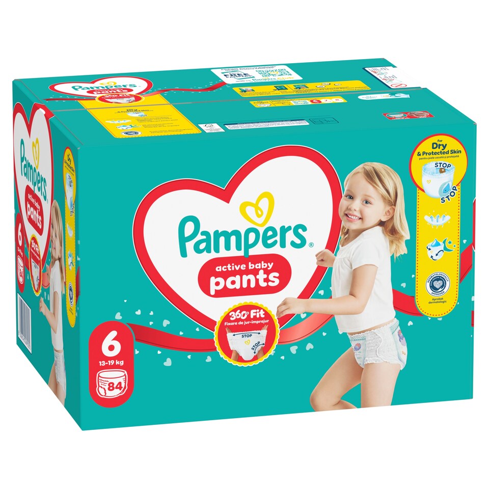 Пелени гащи Pampers Active Baby Pants №6 84 бр.