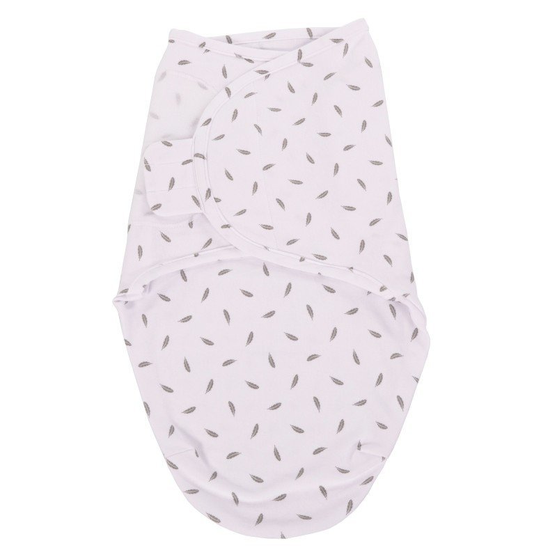 Пелена за повиване Wrap Grey Feathers Small 3-6.4 кг