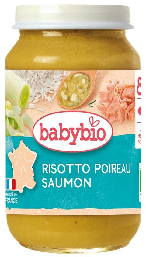 Бебешко пюре Babybio със сьомга и ориз 200 г