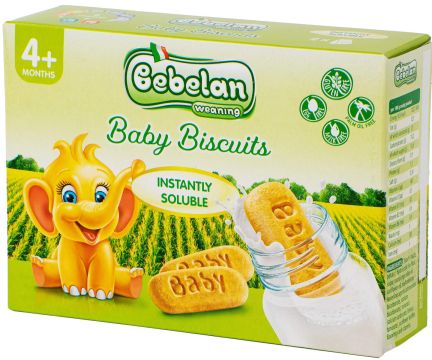 Бебешки бисквити Bebelan Weaning Baby Biscuits 4+