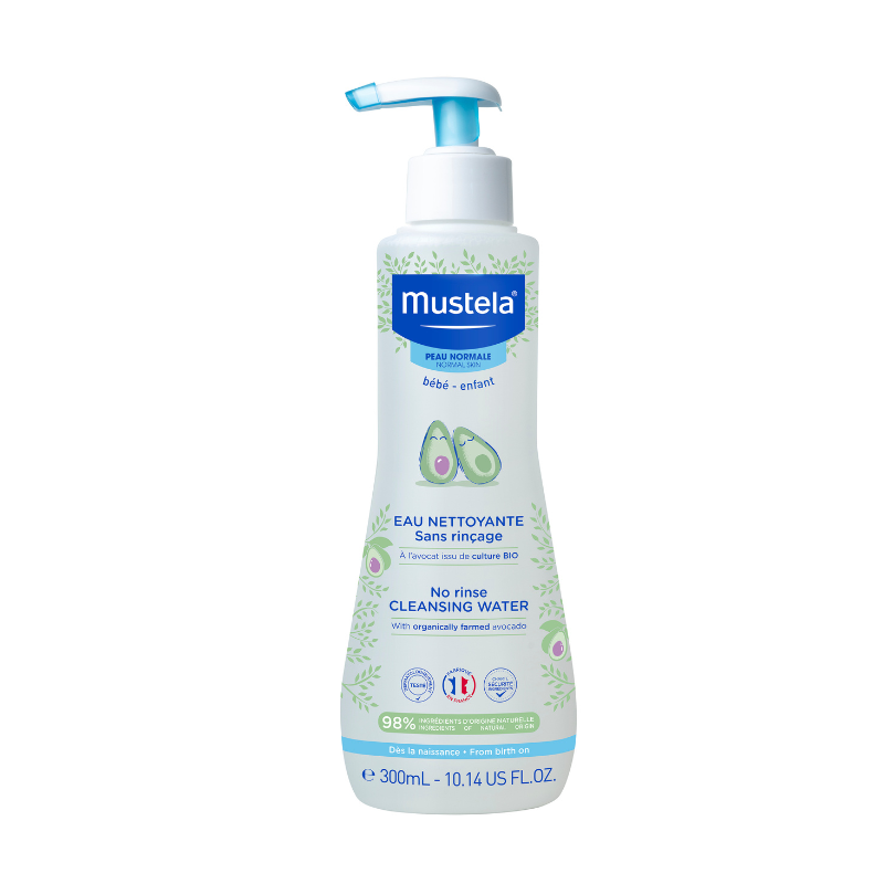 Почистваща вода Mustela без изплакване