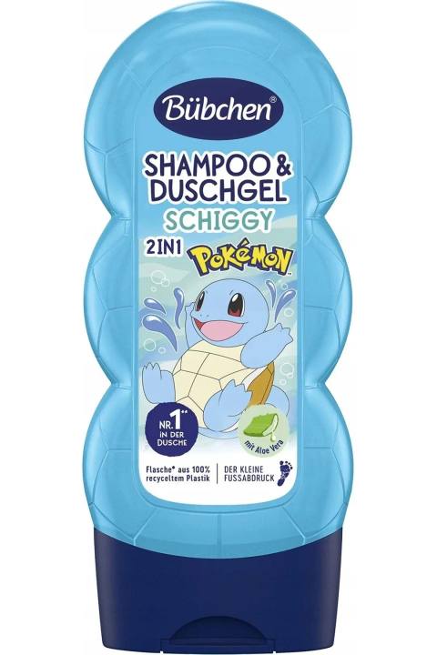 Детски шампоан и душ гел 2в1 Bübchen Pokémon Squirtle 230 мл.