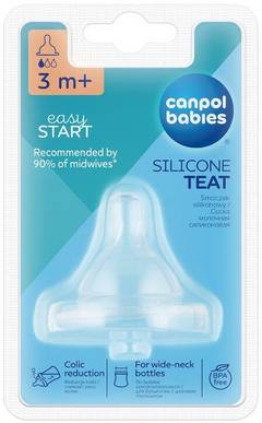 Биберон за шише Canpol babies 3m+