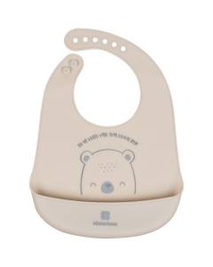 Силиконов лигавник KikkaBoo Bear with me, Grey