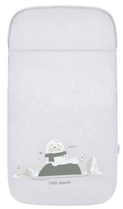 Зимно чувалче за количка KikkaBoo Polar, Seally Me, сиво