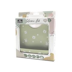 Бебешки силиконов лигавник Silicone Bib Fresh Green