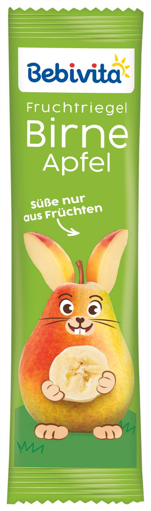 Бебешки плодов десерт Bebivita Fruchtriegel Birne Apfel