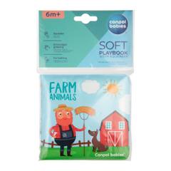 Гумена книжка за баня със свирка Canpol babies farm animals 6м+