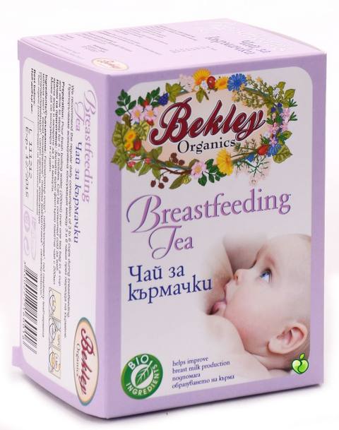 Чай за кърмачки Bekley Organics, 20 броя
