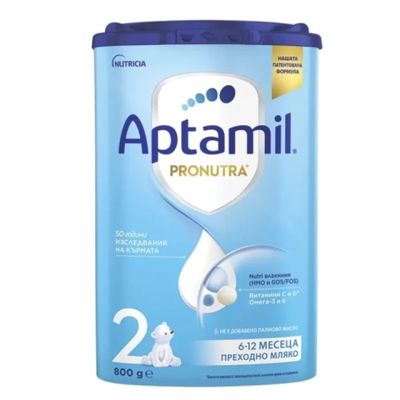Преходно мляко Aptamil 2 Pronutra 800 г.