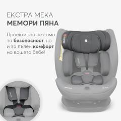 KikkaBoo i-Explore 2 столче за кола i-Size 40-150 см, черно
