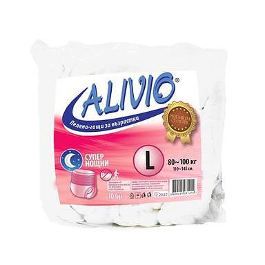 Пелени за възрастни Slip Large Super 80-100 кг 10 бр
