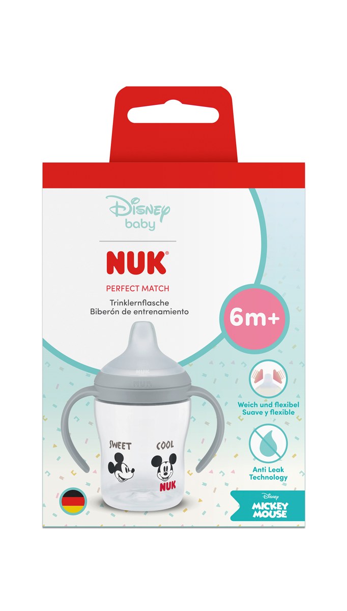 Бебешка чаша за обучение NUK Perfect Match Disney Mickey Mouse 6m+