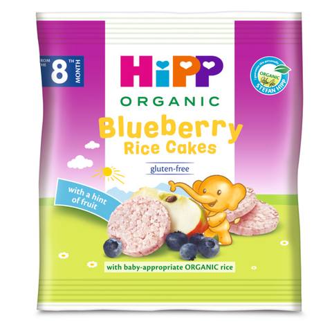 Оризови вафли Blueberry Rice Cakes боровинка 30г