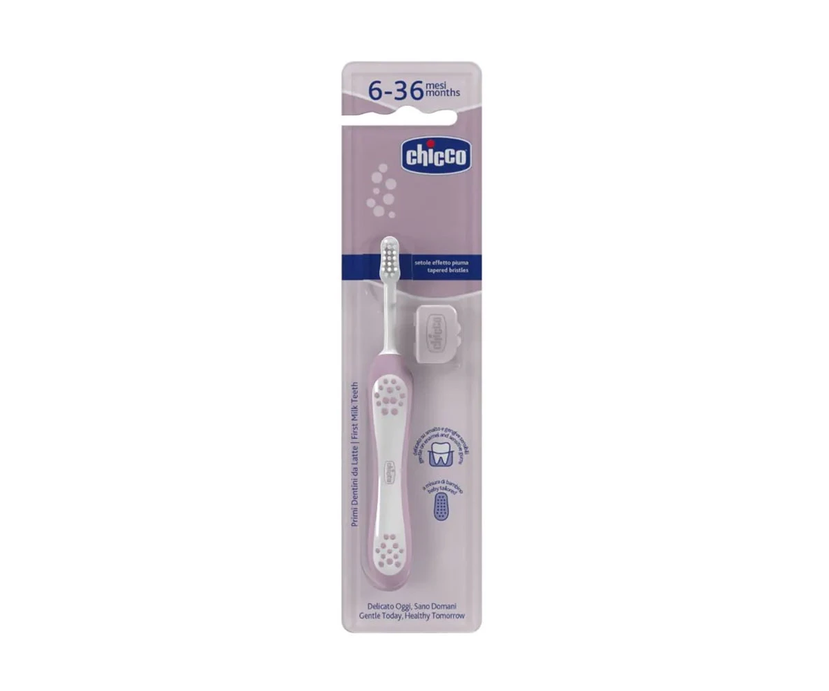 Бебешка четка за зъби Chicco Primi Dentini 6-36 месеца