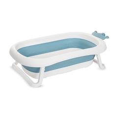 Сгъваема вана с оттичане Lorelli Royal, 83 cm, Nordic Blue