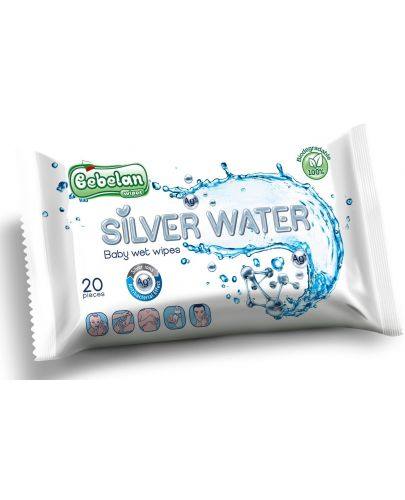 Мокри кърпички Bebelan Silver Water 20 бр