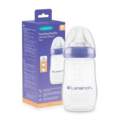 Бебешко шише за хранене Feeding Bottle with NaturalWave Teat 240 мл. / 8oz