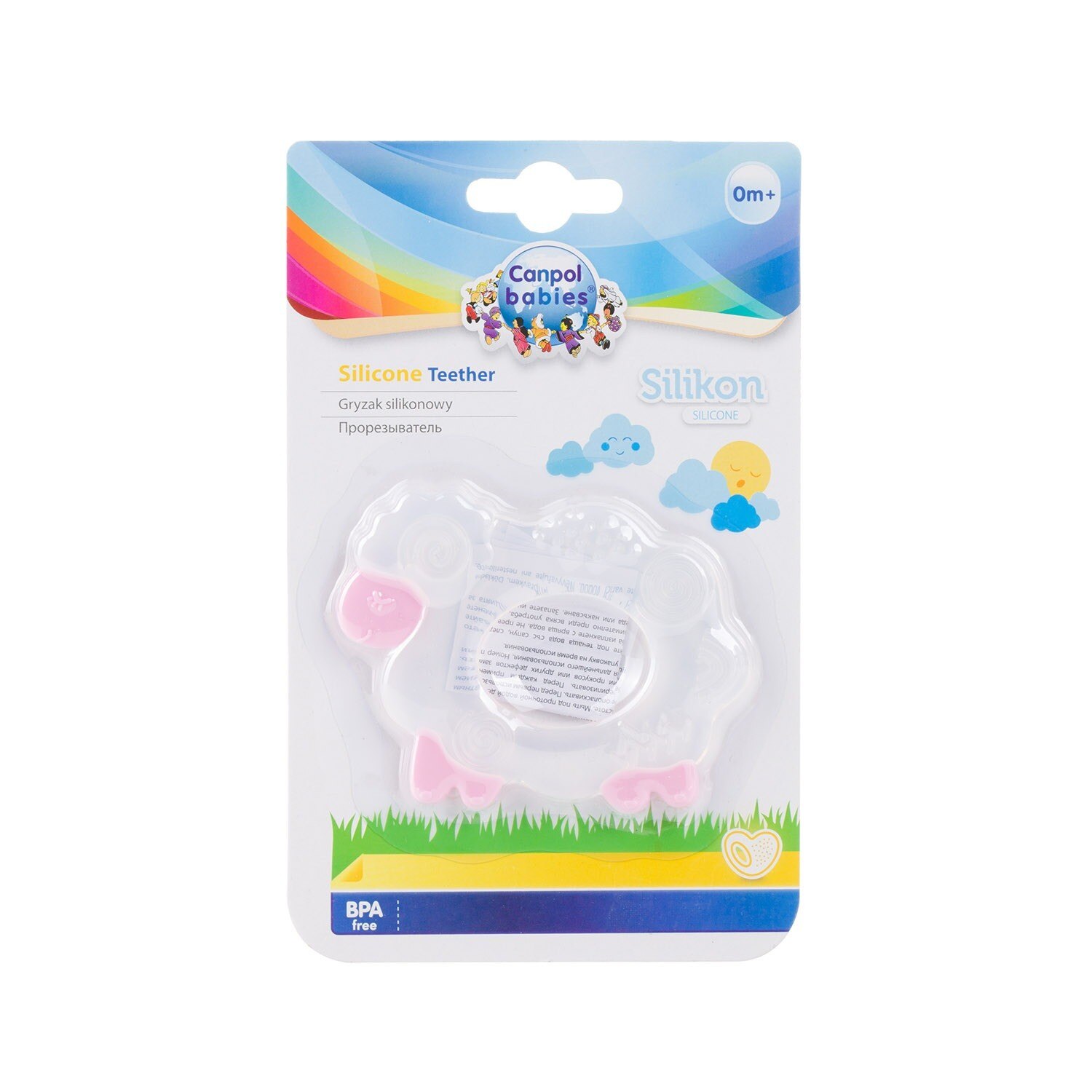 Силиконова гризалка silicone teether 3m+