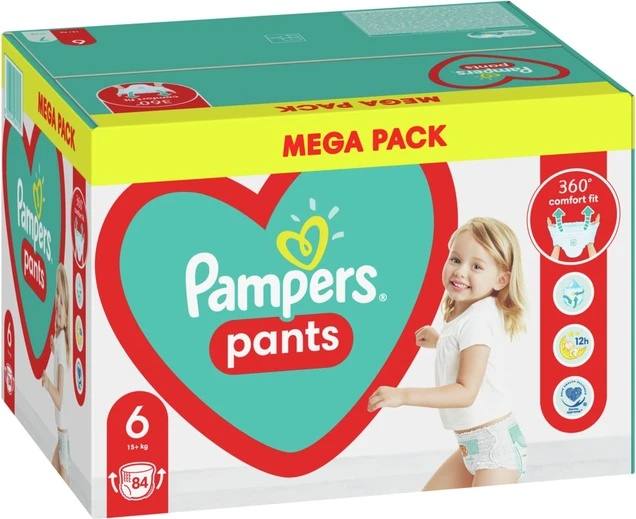 Пелени гащи Pampers Active Baby Pants размер 6, 84 бр