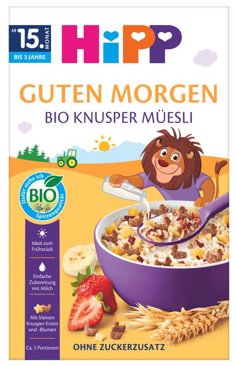 Бебешко мюсли HiPP Guten Morgen Bio Knusper Muesli 200 г