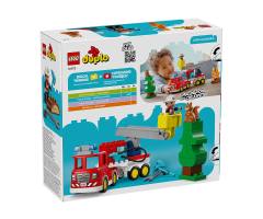 Конструктор LEGO Duplo 10473 - Пожарна кола с маркуч и пожарникар