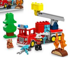 Конструктор LEGO Duplo 10473 - Пожарна кола с маркуч и пожарникар