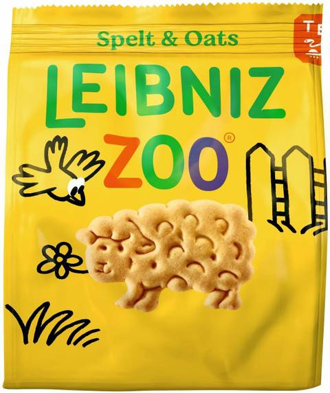 Бисквити leibniz zoo spelt & oats 100 г