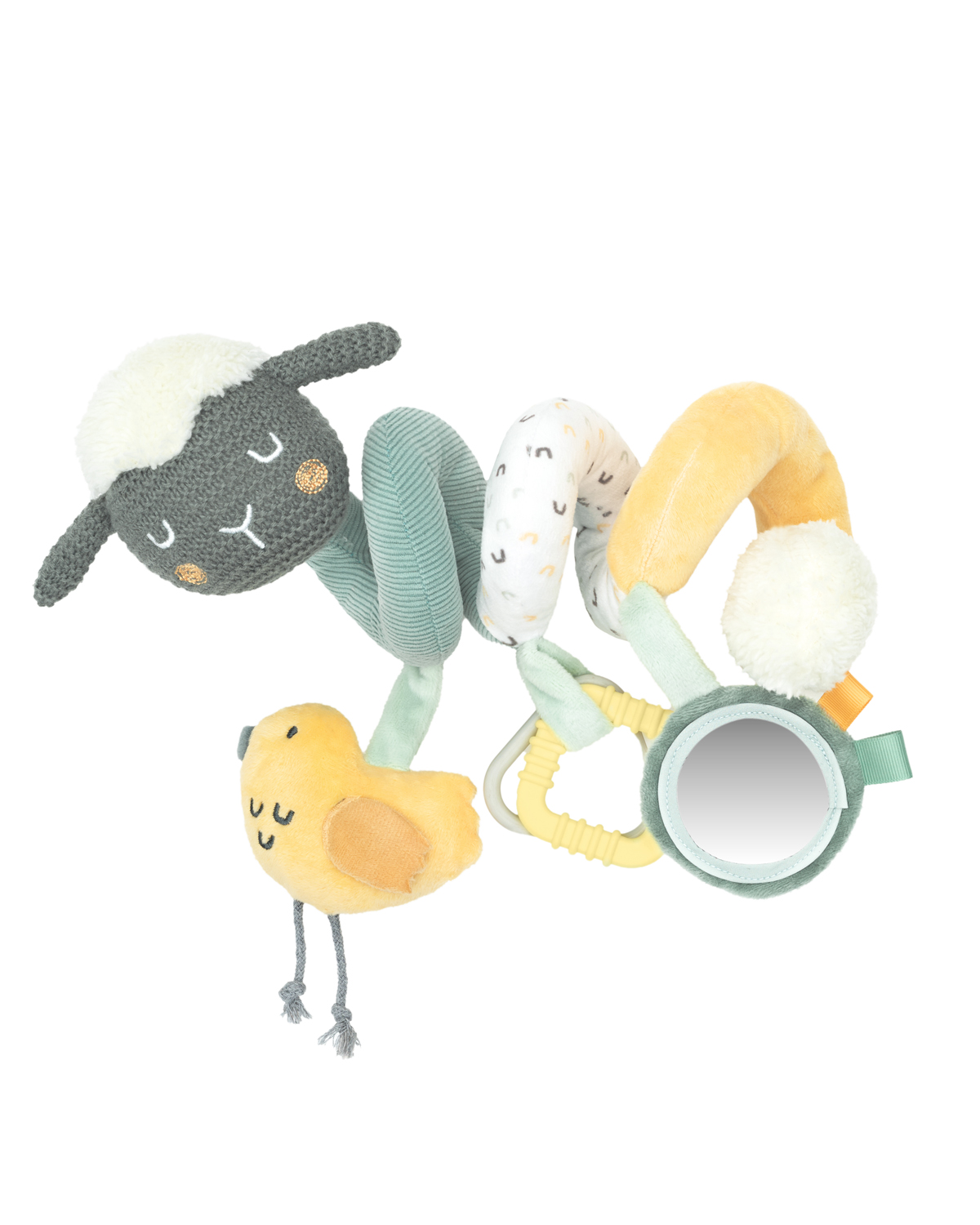 Играчка спирала за количка Stripy Friends Sleepy Sheep