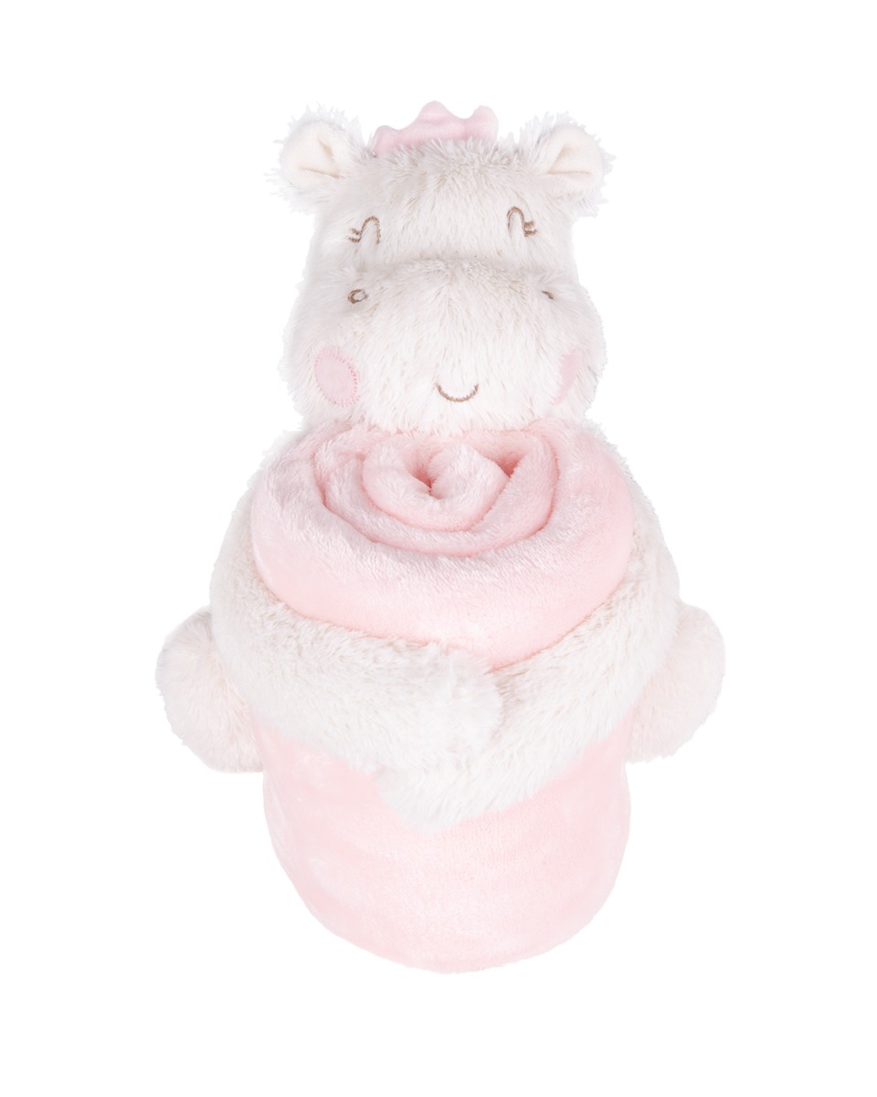 Подаръчен комплект TOY+BLANKET Hippo Dreams