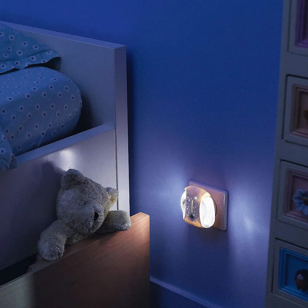 Нощна лампа automatic night-light 1 pack white