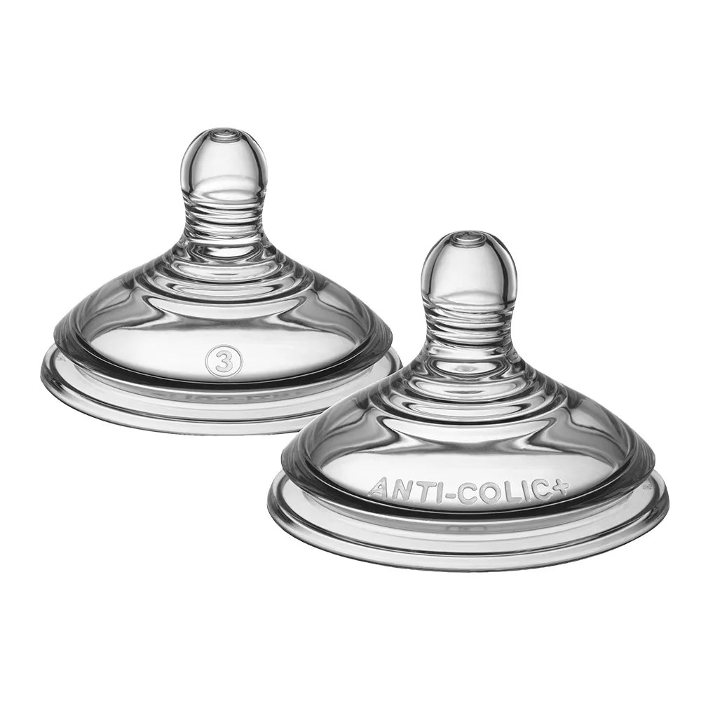 Биберони closer to nature advanced anti-colic fast flow 6m+ 2 броя