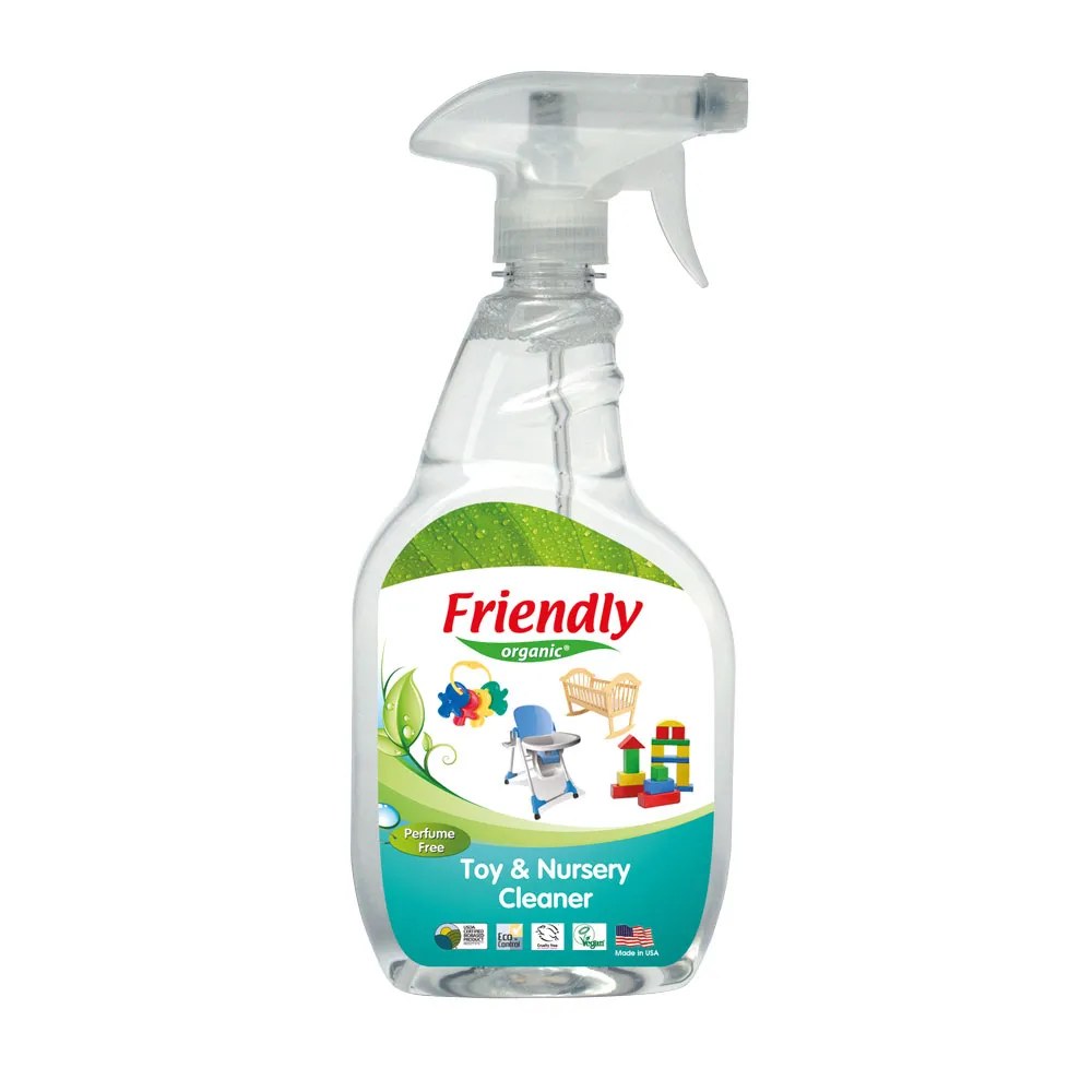Препарат за почистване на детски играчки и стаи Friendly Organic Toy & Nursery Cleaner
