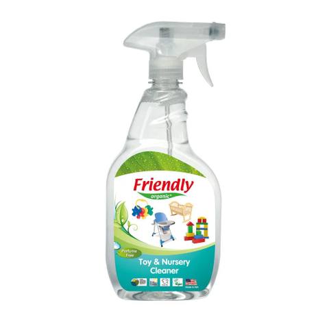 Препарат за почистване на детски играчки и стаи Friendly Organic Toy & Nursery Cleaner