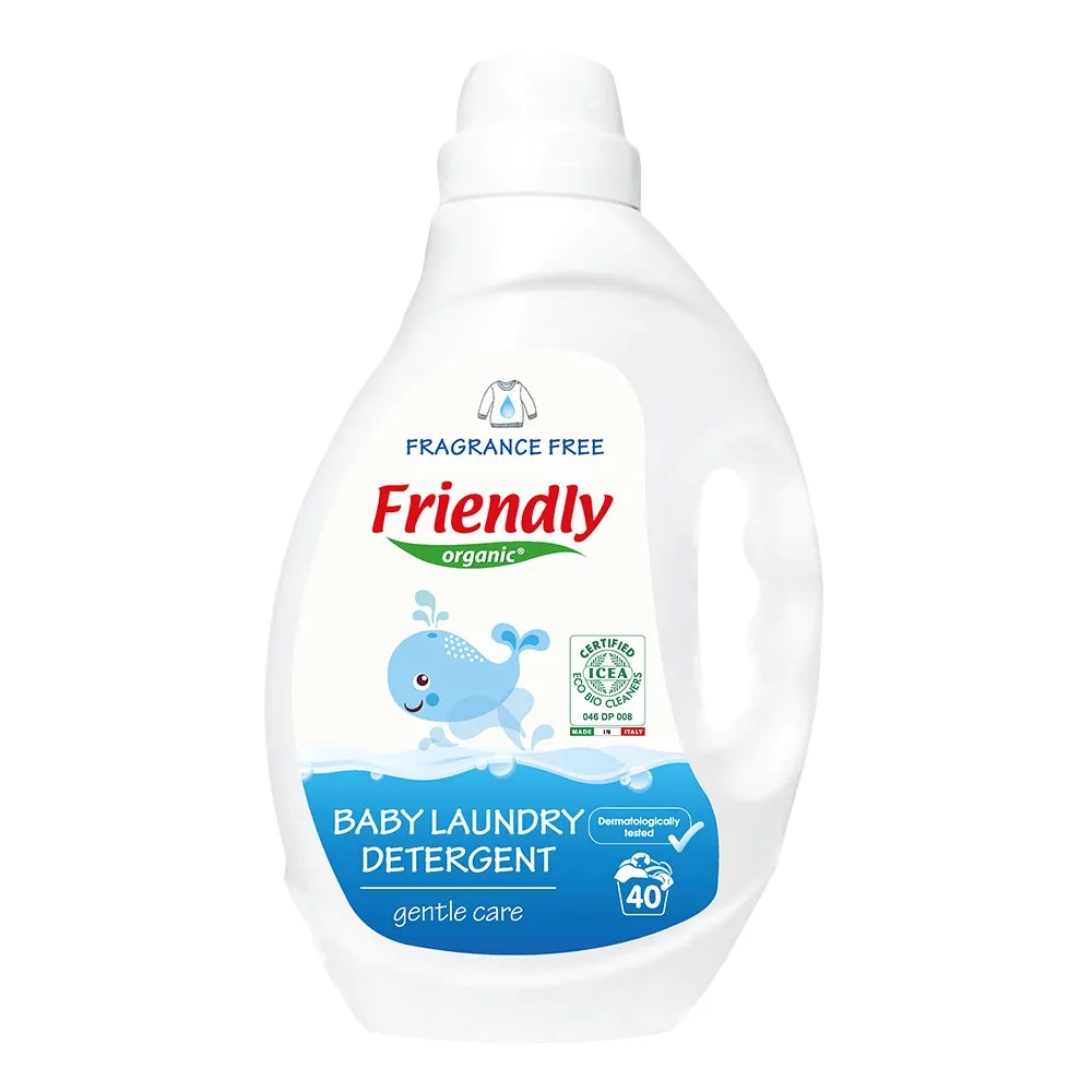 Перилен препарат Friendly Organic Baby Laundry Detergent Fragrance Free 2000 мл.