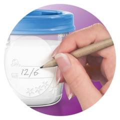 Контейнери за съхранение на кърма и храна Avent Storage Cups 180 мл. 10 броя