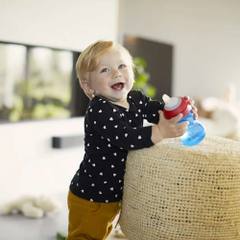 Неразливаща чаша с мек накрайник Philips Avent, 300 ml, синя
