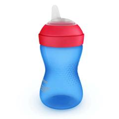 Неразливаща чаша с мек накрайник Philips Avent, 300 ml, синя