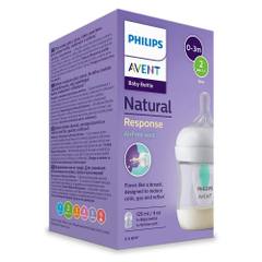 Бебешко шише Natural Response AirFree vent 125 мл. / 4 oz