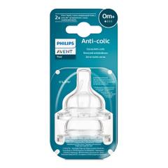 Биберони Anti-colic Flow 1 за новородено 0м+ 2 бр
