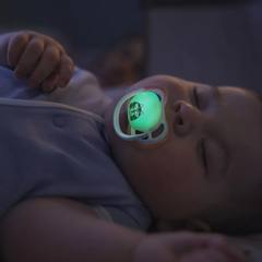 Залъгалки Ultra Air Nighttime 0-6м 2 броя